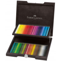 Карандаши цветные художественные Faber-Castell `Polychromos` 72цв., дерев. коробка