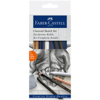 Набор угля и угольных карандашей Faber-Castell \