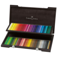 Карандаши цветные художественные Faber-Castell `Polychromos` 120цв., дерев. коробка