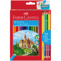 Карандаши цветные Faber-Castell, 36цв.+4, картон, с точилкой