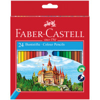 Карандаши цветные Faber-Castell, 24цв., картон
