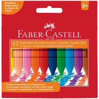 Мелки пластиковые утолщенные Faber-Castell \